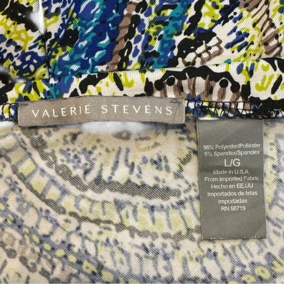 Valerie Stevens Foldover Maxi Skirt – Size L, Abstract Print (NWOT) - Picture 4 of 4